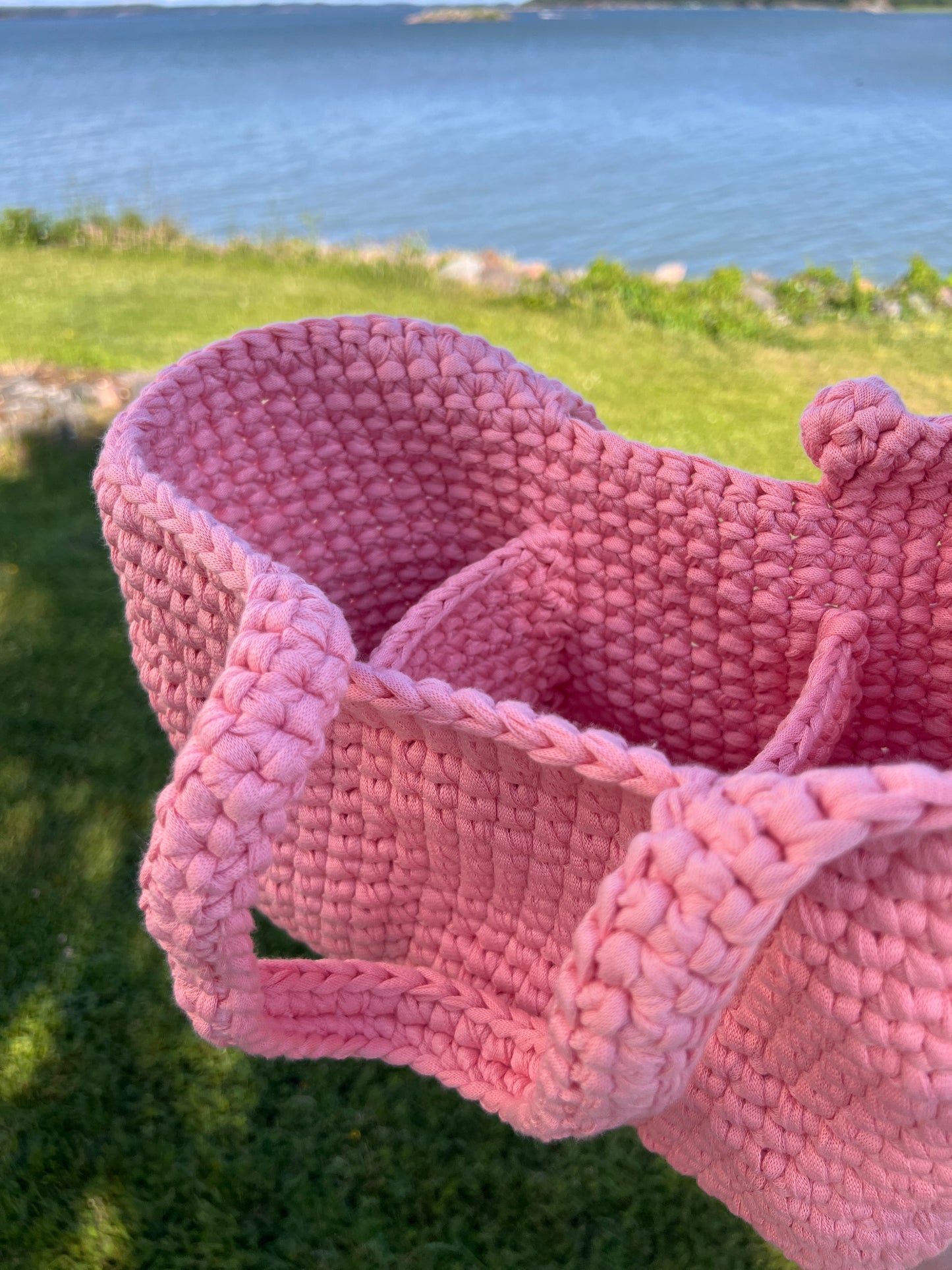 Handgjord Skötväska - Rosa