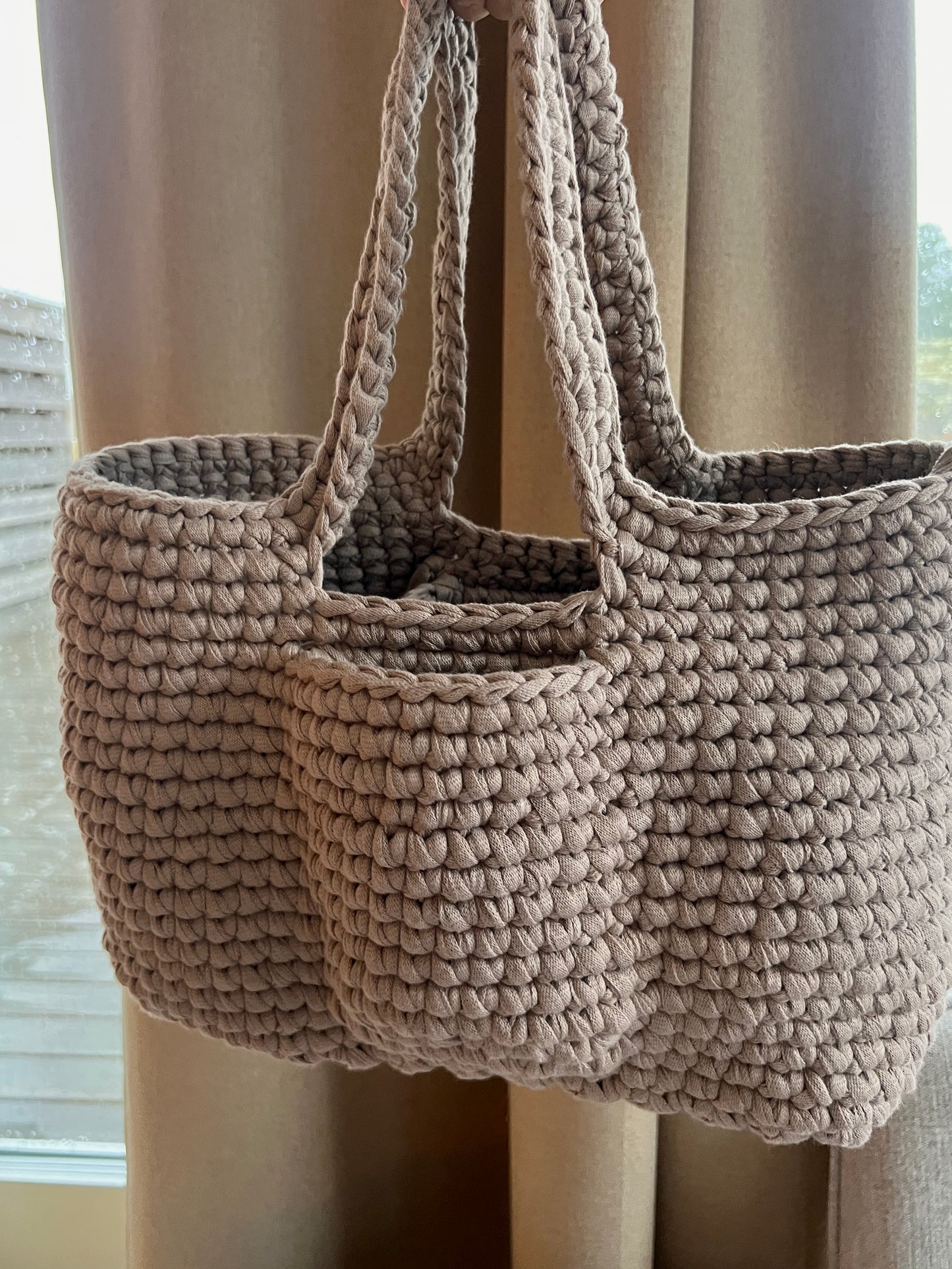 Handgjord Skötväska - Nougat