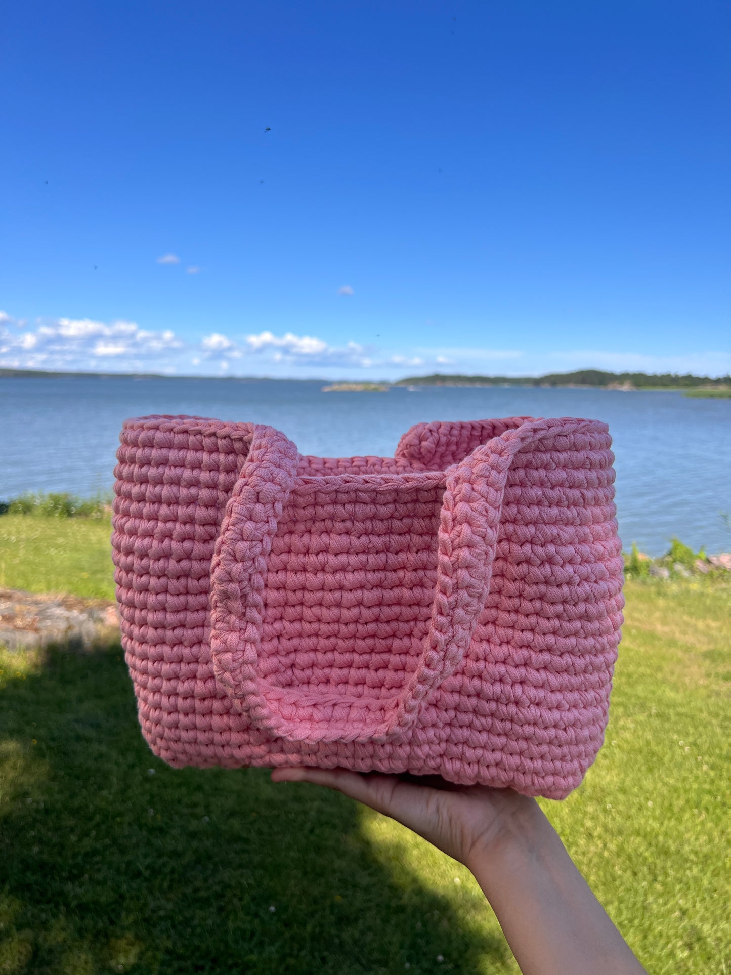 Handgjord Skötväska - Rosa
